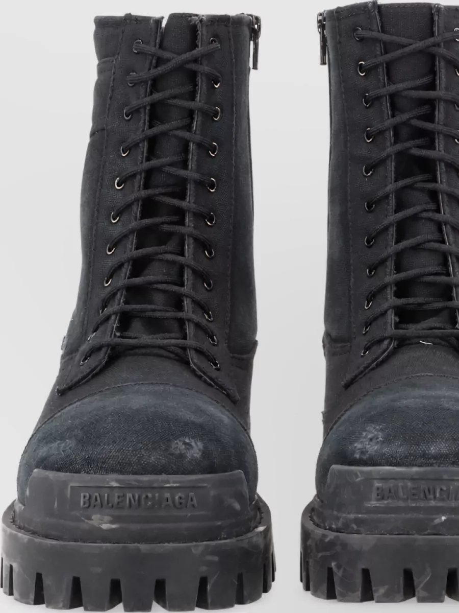 Balenciaga Combat Strike Cotton Boots