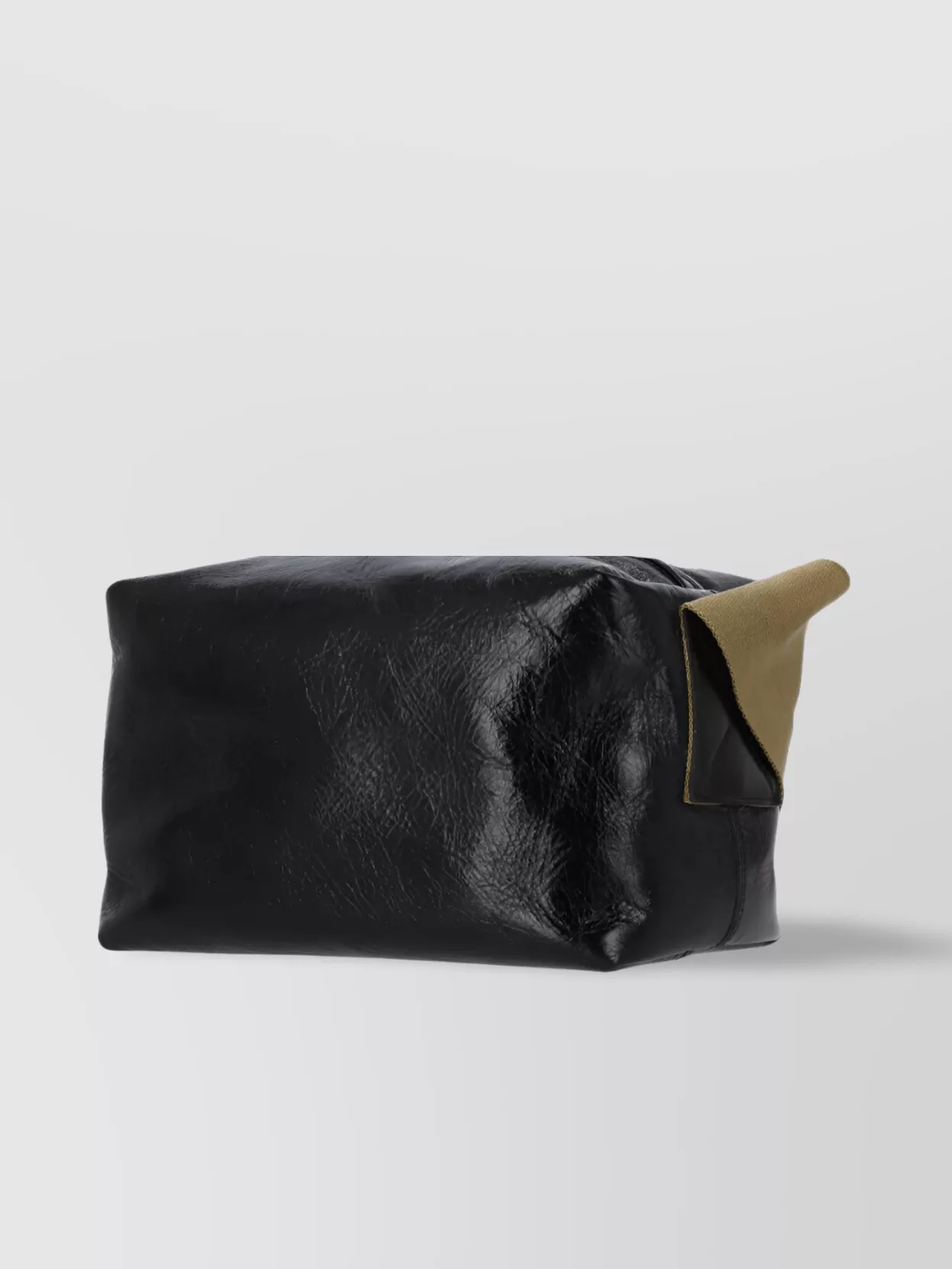 Uma Wang Adjustable Strap Leather Shoulder Bag
