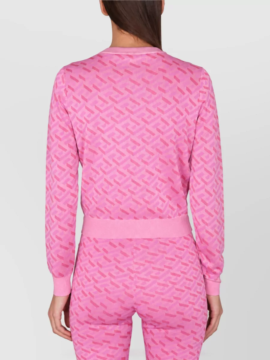 Versace Silk Jacquard Cardigan