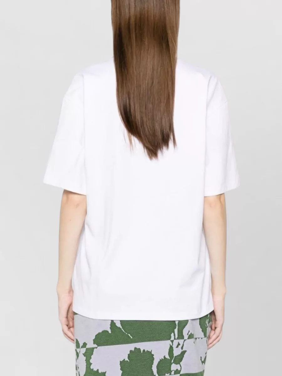Ganni Organic Cotton Raspberry Print Oversized T-Shirt