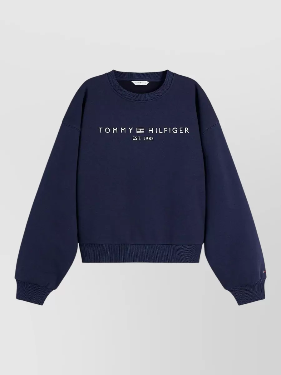 Tommy Hilfiger cotton logo-print sweatshirt