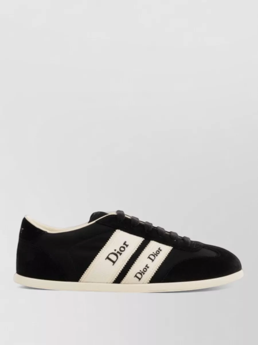 Christian Dior Leather Lace-Up Sneakers