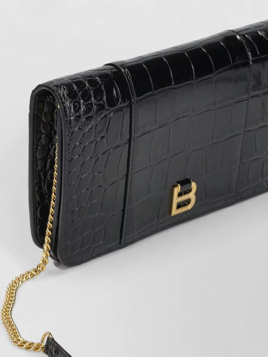 Balenciaga Hourglass Small Leather Cross-Body Bag