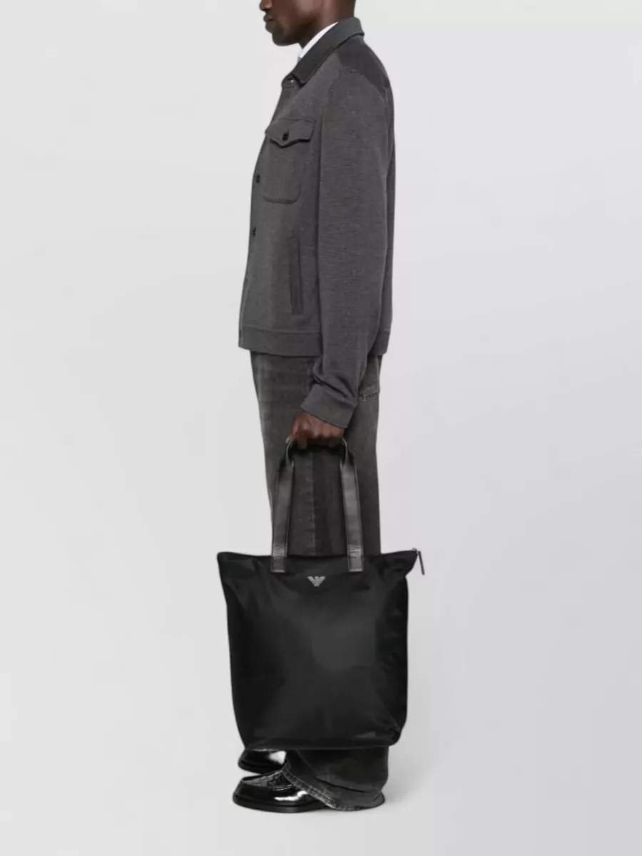 Emporio Armani Nylon Tote Bag