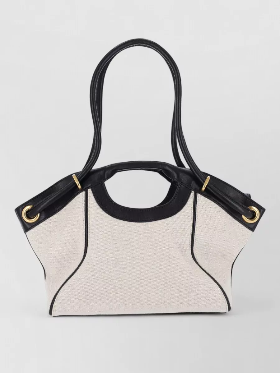 Balmain medium tote canvas shoulder bag