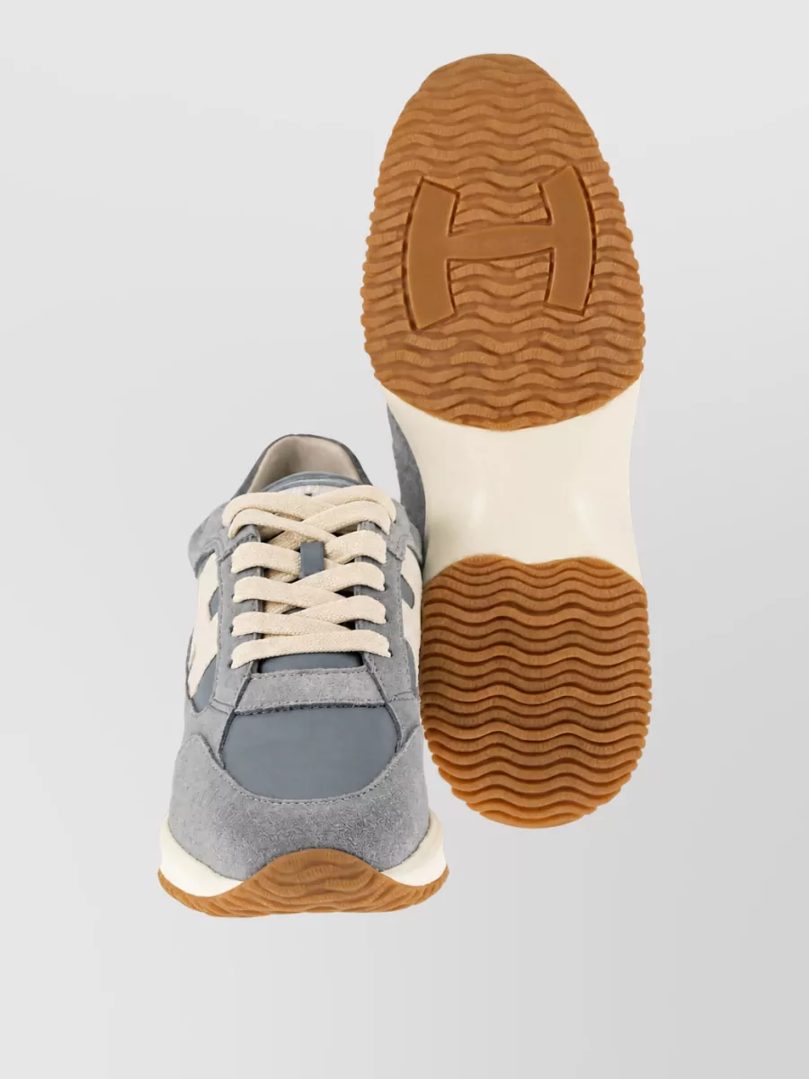 Hogan Leather Lace-Up Sneakers