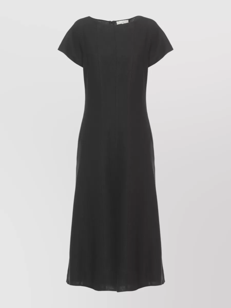 Antonelli Firenze Crew Neck Short Sleeve Midi Dress