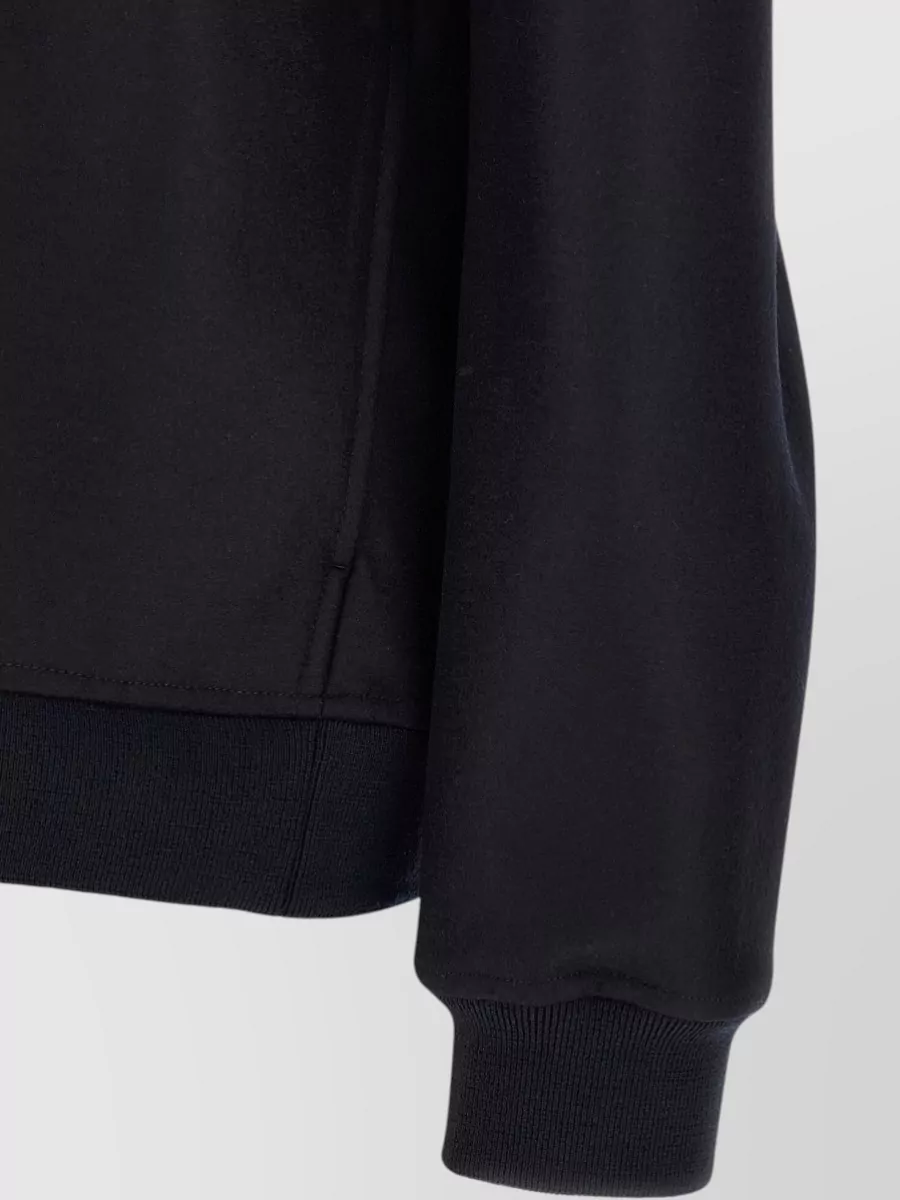 Jil Sander Wool Funnel Neck Zip Jacket