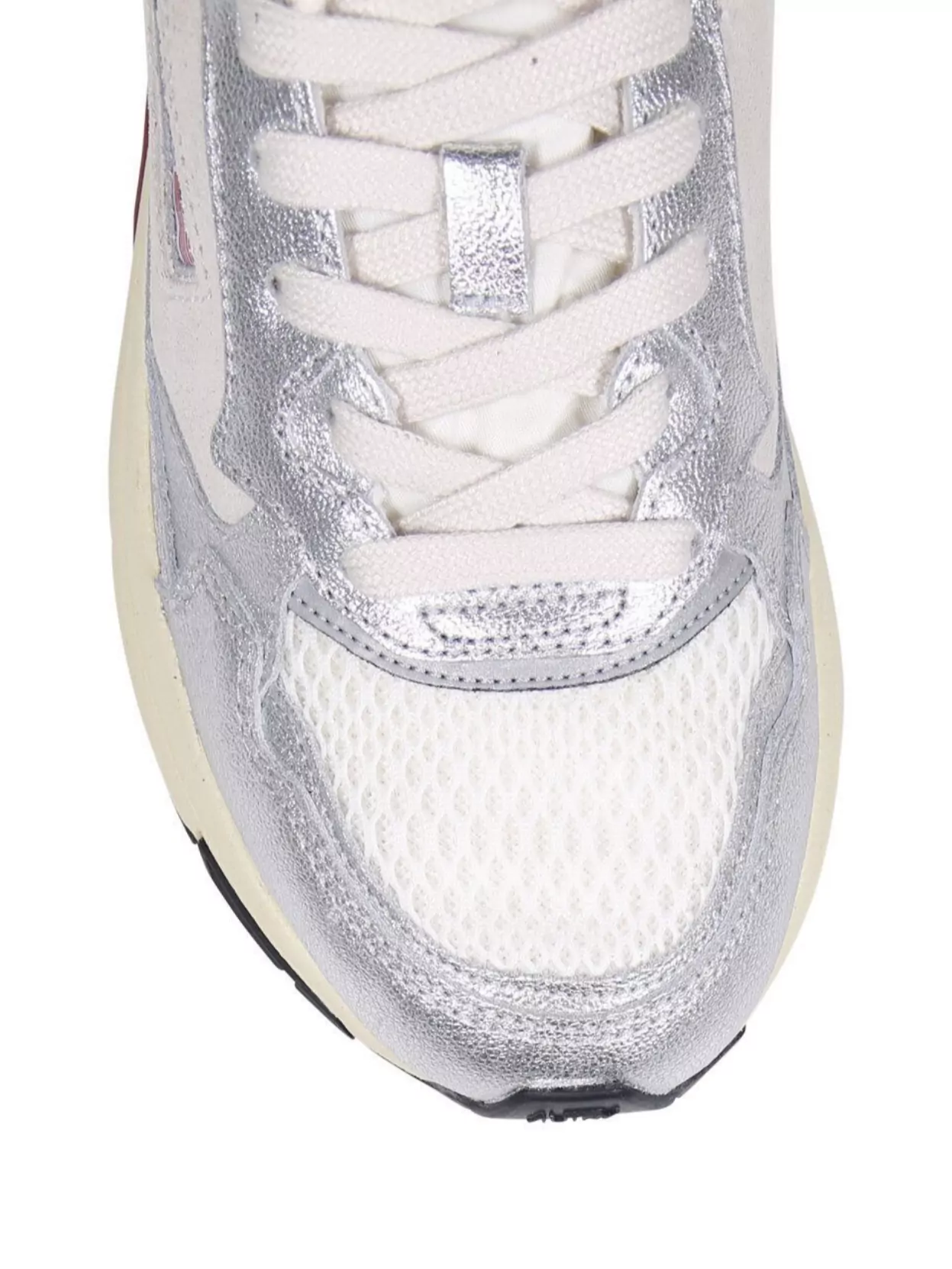 Autry Sneakers Hyperway Low Silver Bordeaux In Multi