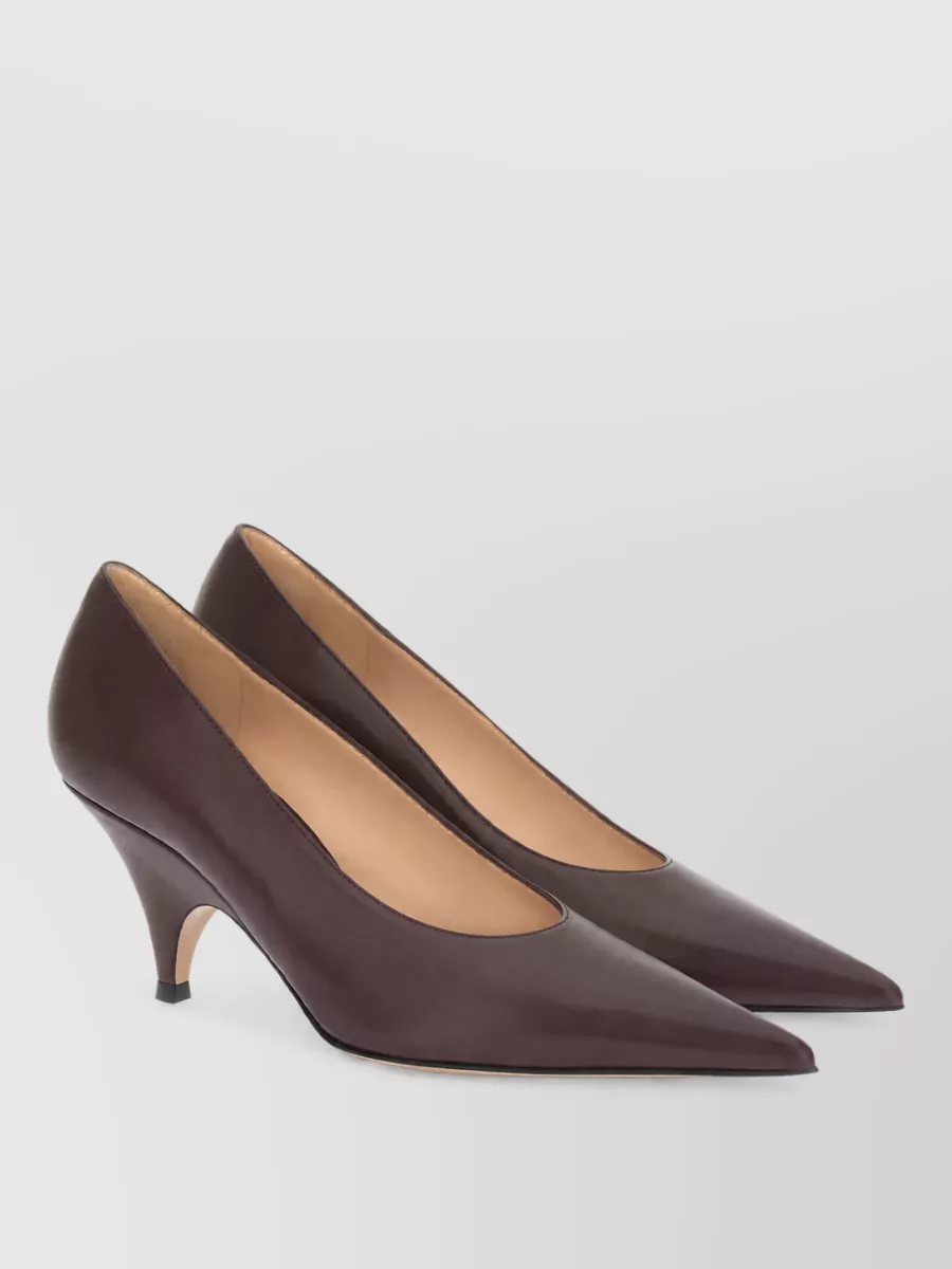 Gianvito Rossi leather pointed-toe 70mm pumps