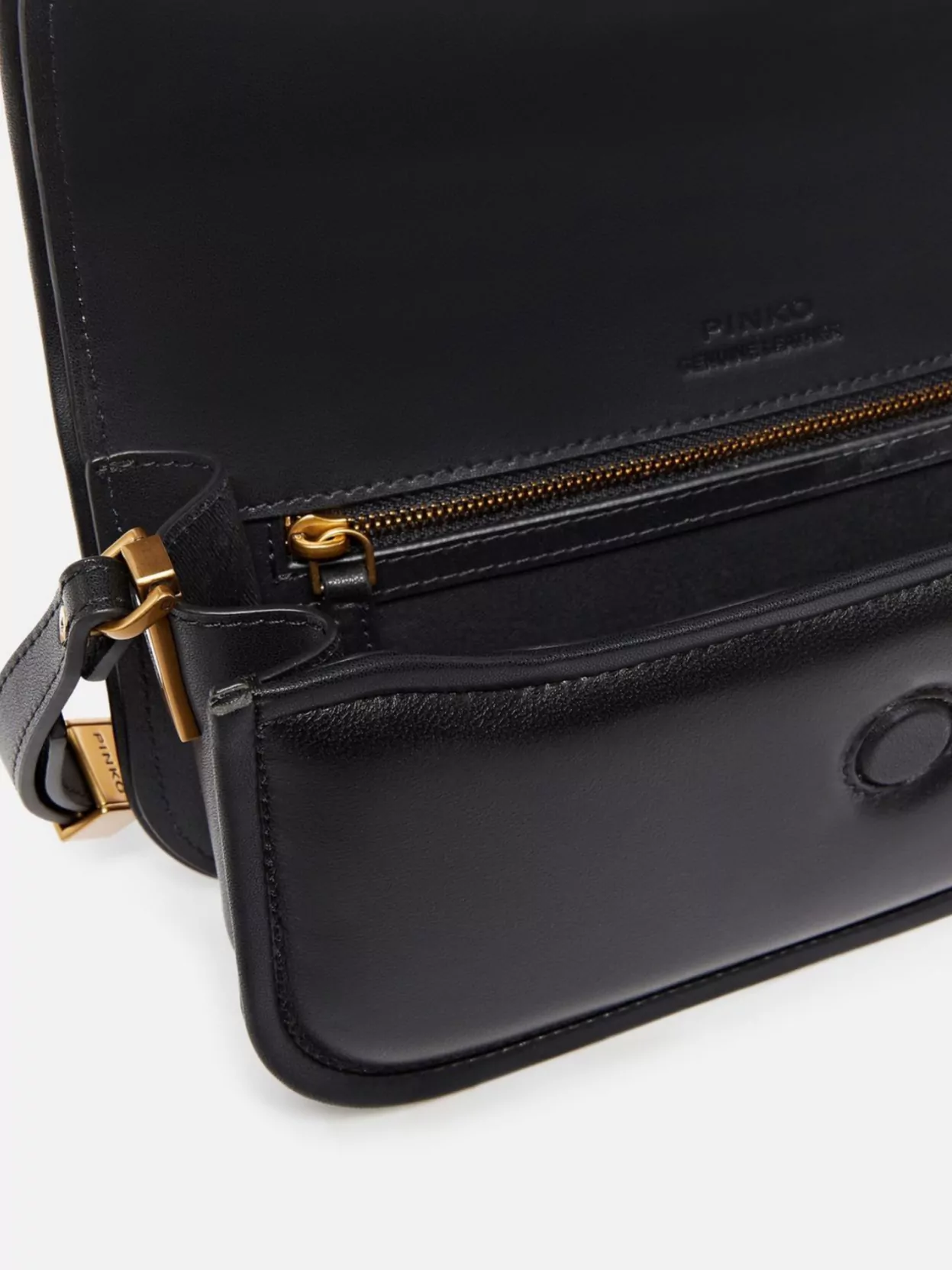 Pinko Love Bag Small Leather Shoulder Bag