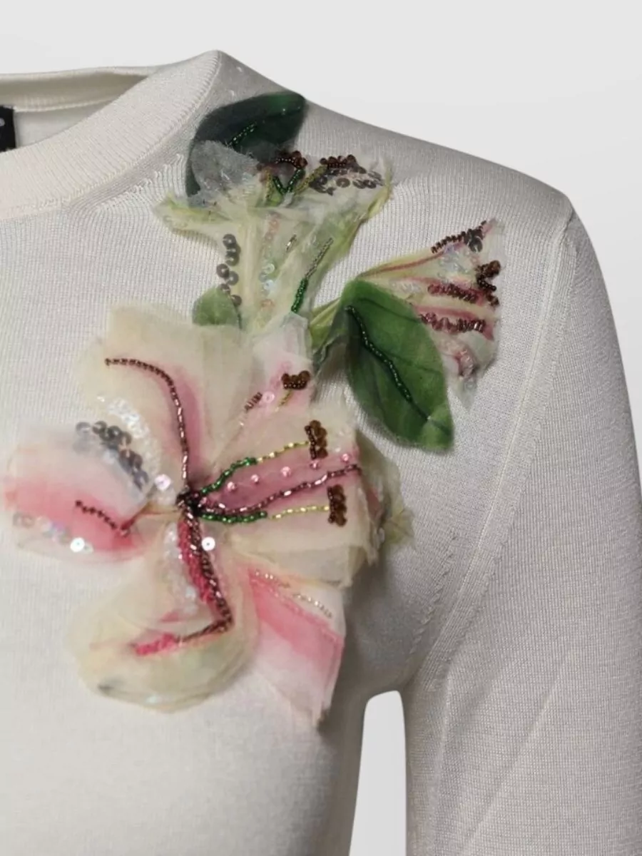 Dolce&Gabbana Silk Embellished Cardigan