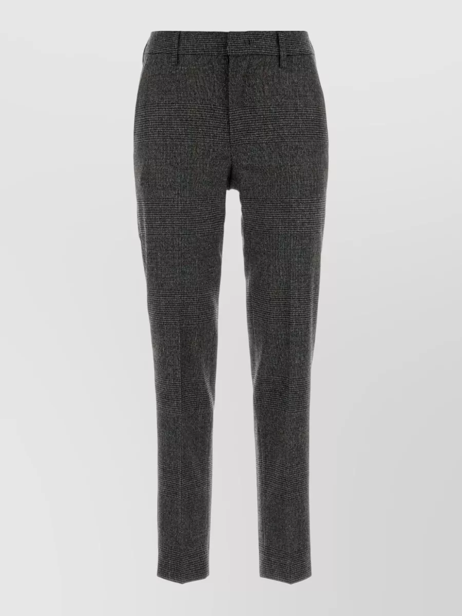 Pt Torino embroidered virgin wool blend suit trousers