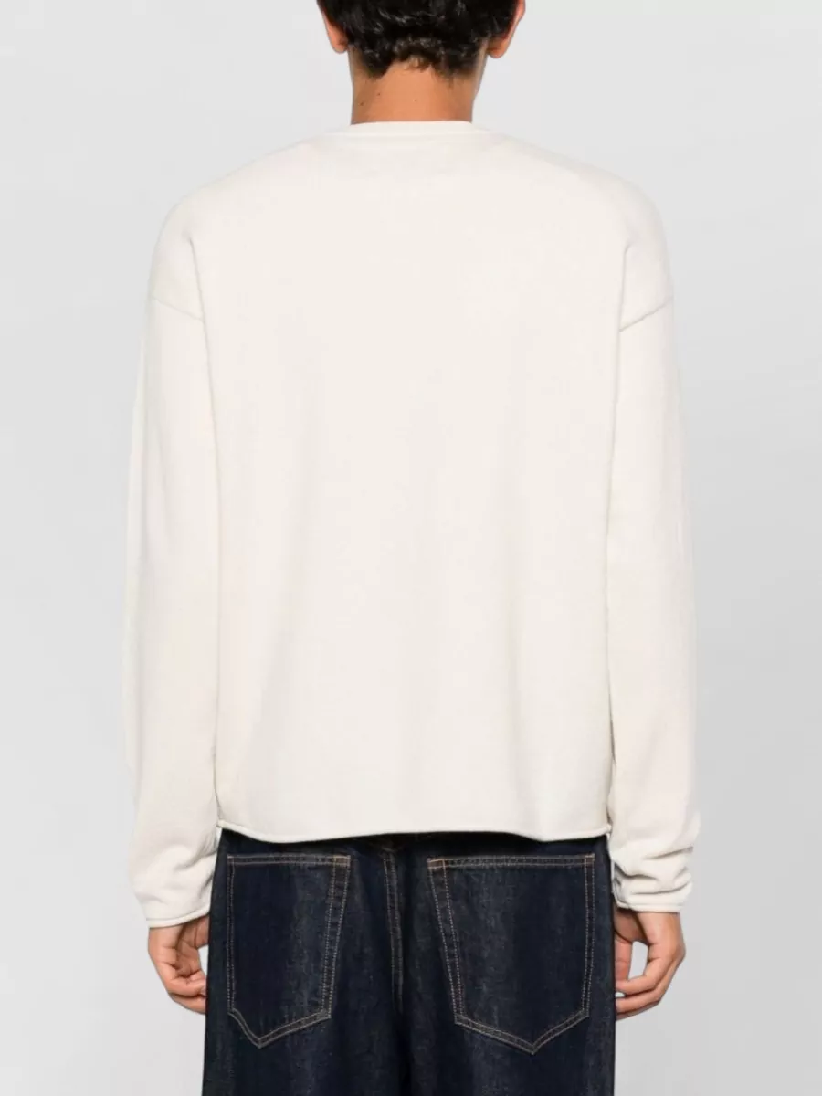 Extreme Cashmere Cashmere Ribbed Crewneck Sweatshirt