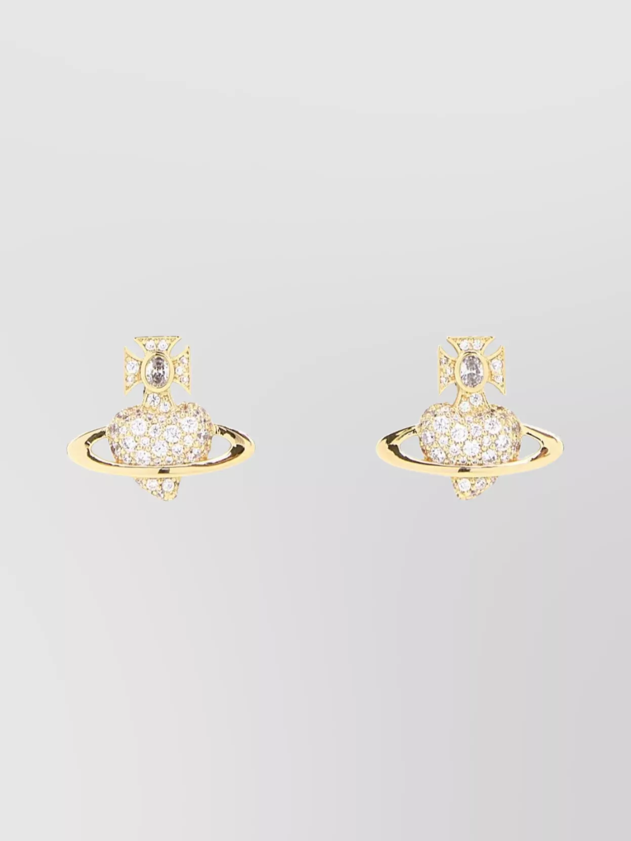 Vivienne Westwood Decorative metal agnatha stud earrings