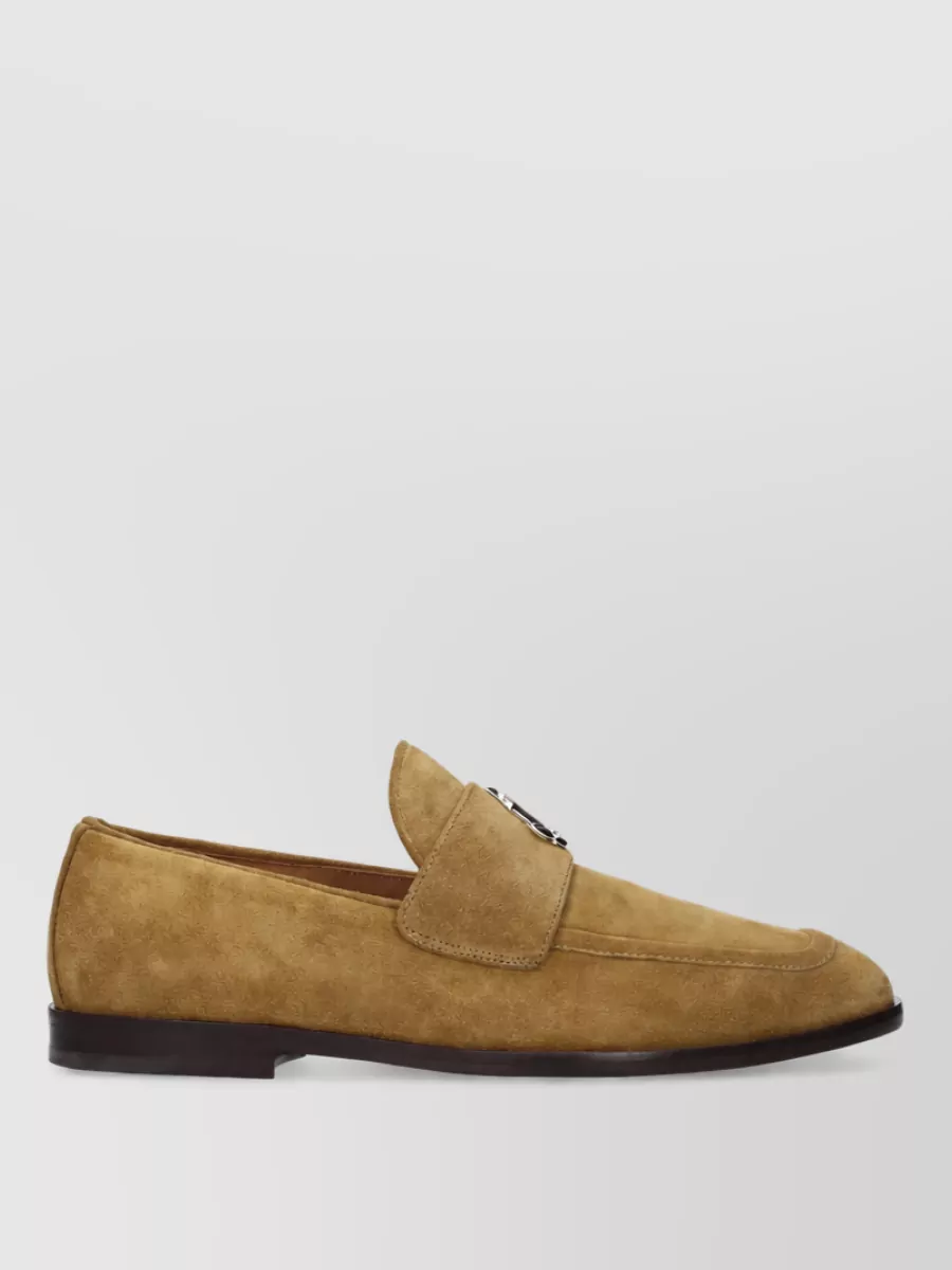 Jimmy Choo Suede Leather Monk Shoes