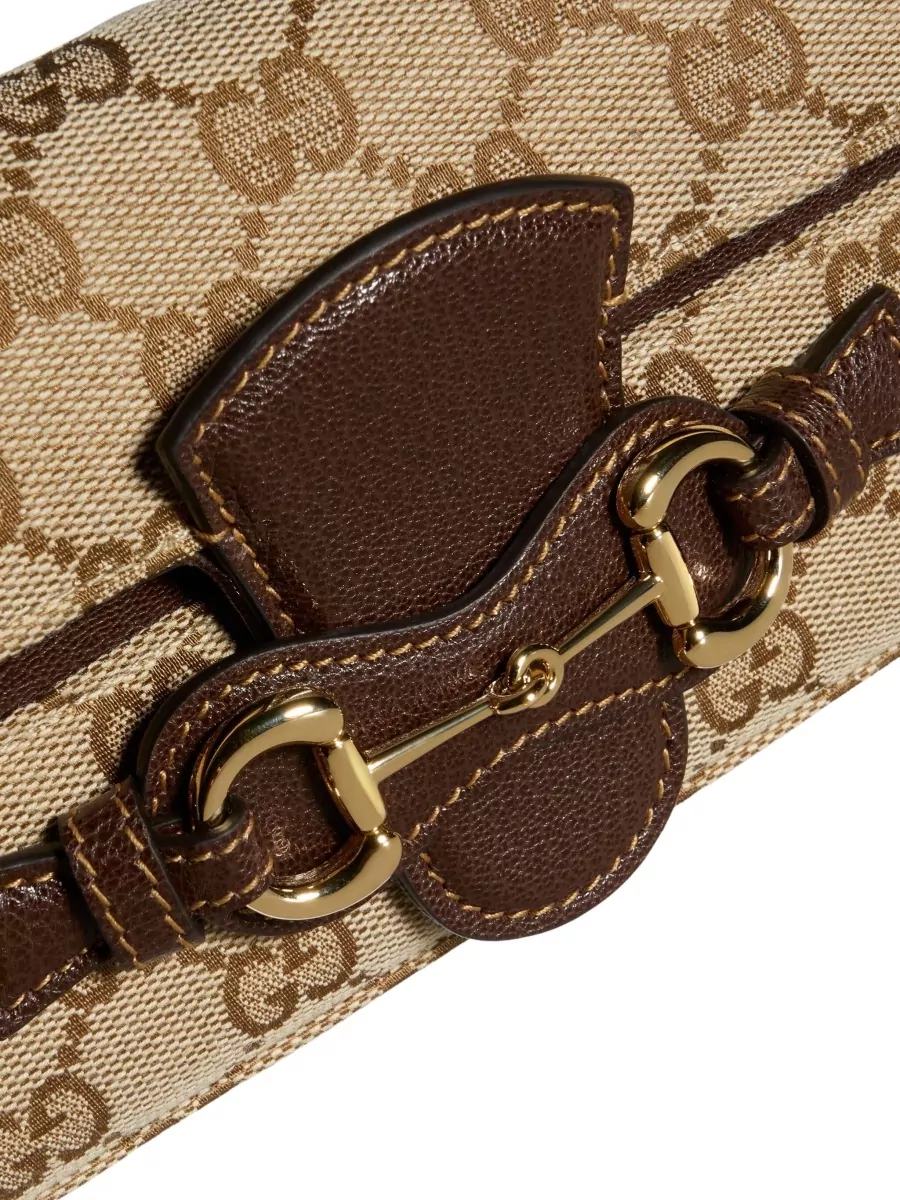Gucci Leather Chain Wallet