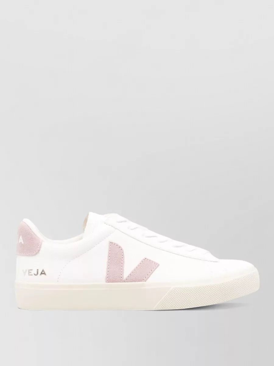 Veja Leather Sneakers Campo Low Top Rubber Sole