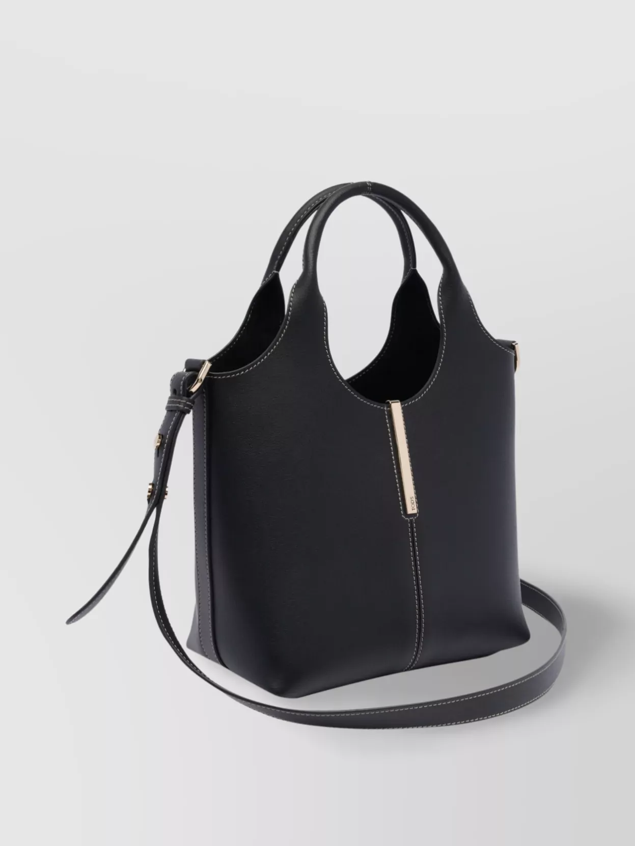 Tod's Mini Leather Shopping Tote Bag