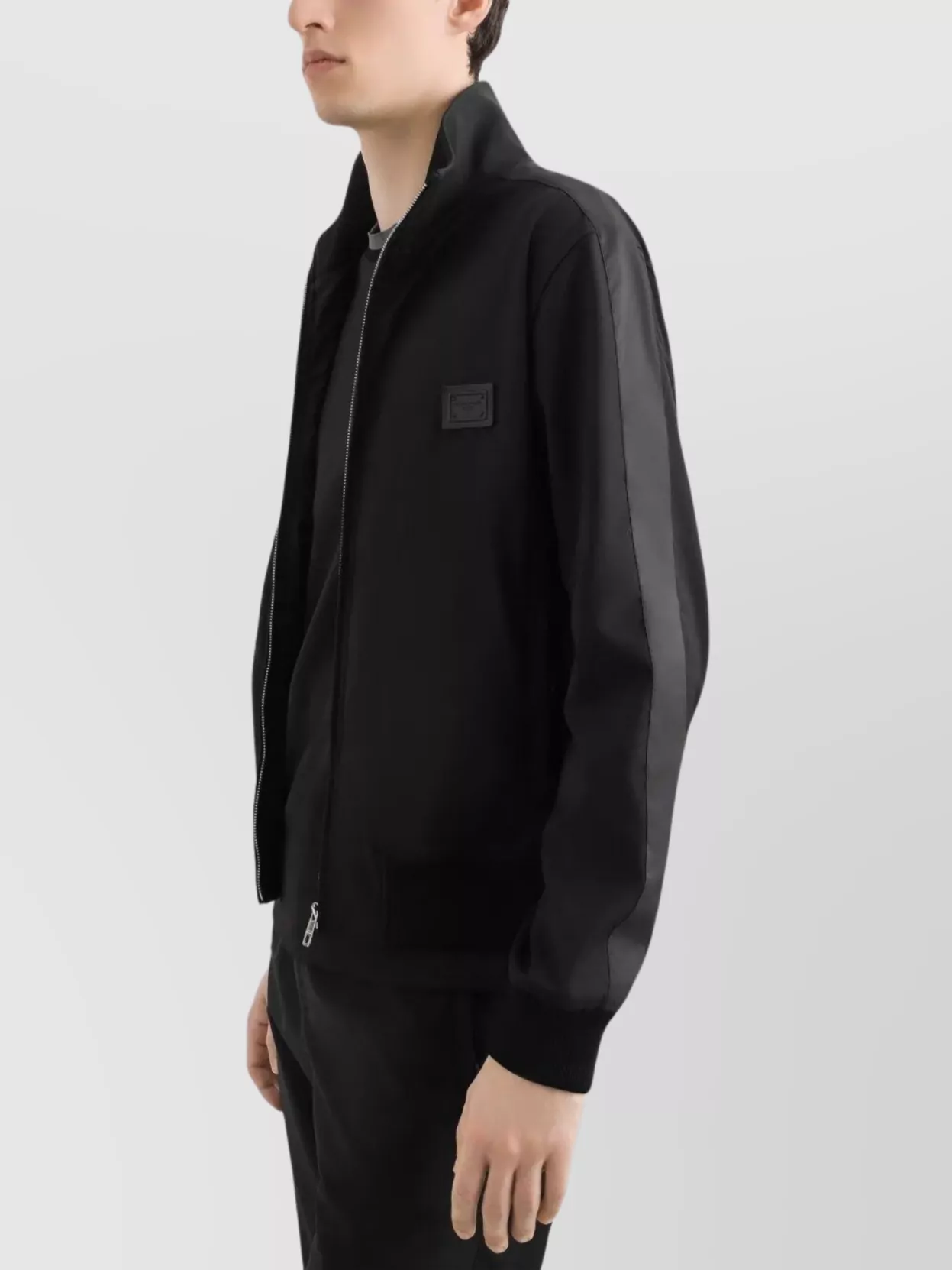 Dolce&Gabbana High Neck Ribbed Cuffs Side Pockets