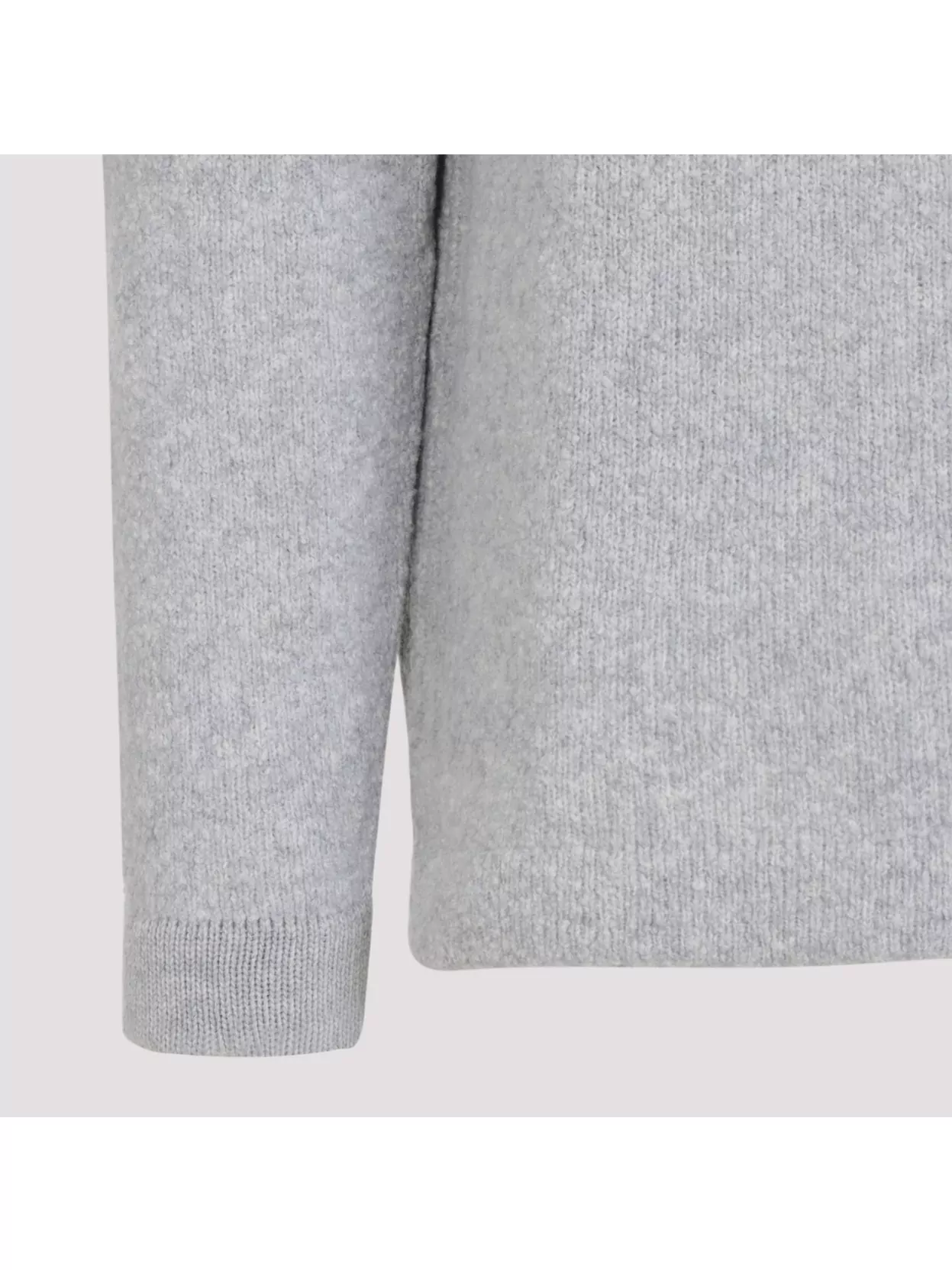 Stone Island 5100056 Lambswool Sweater In Gray