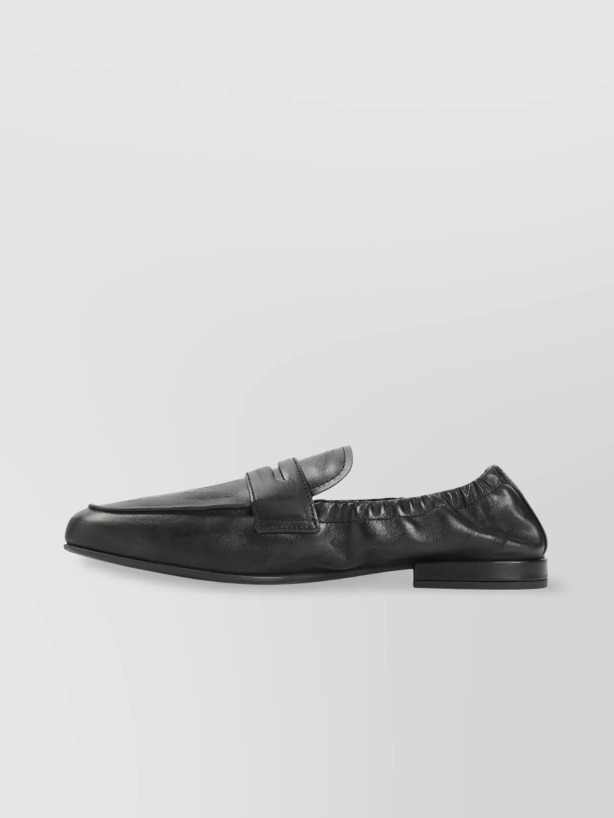 Prada Loafers Calf Leather Deconstructed Back