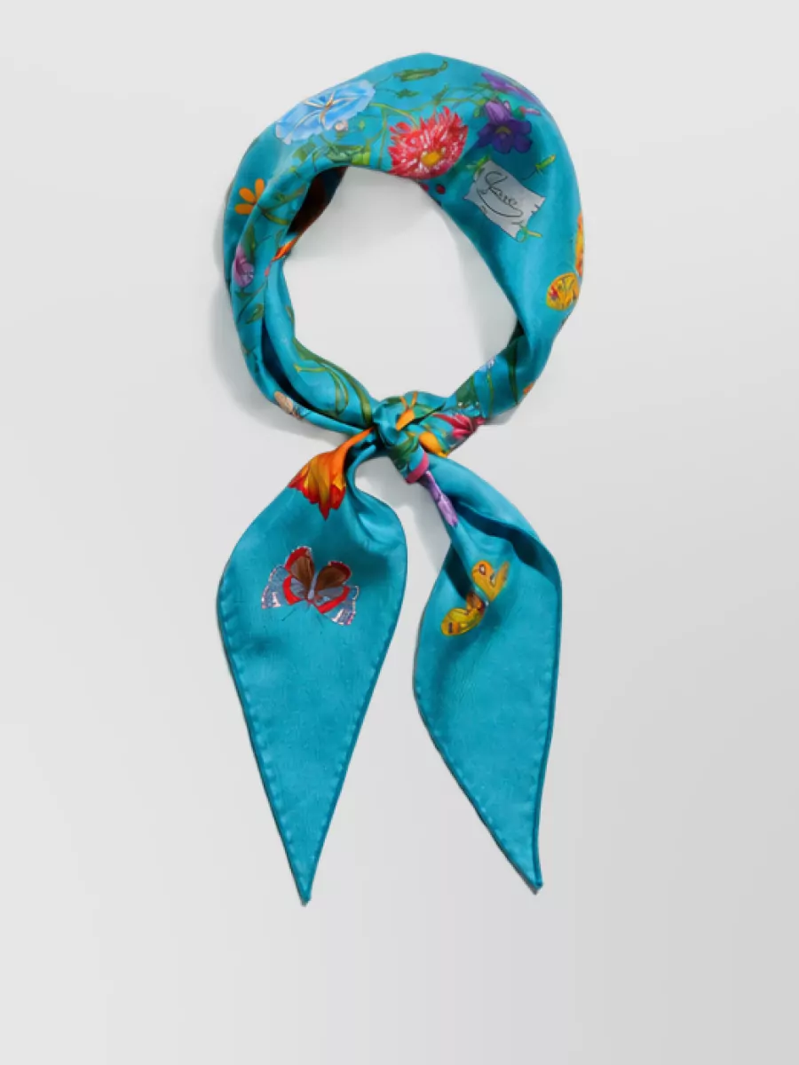 Gucci silk printed scarf