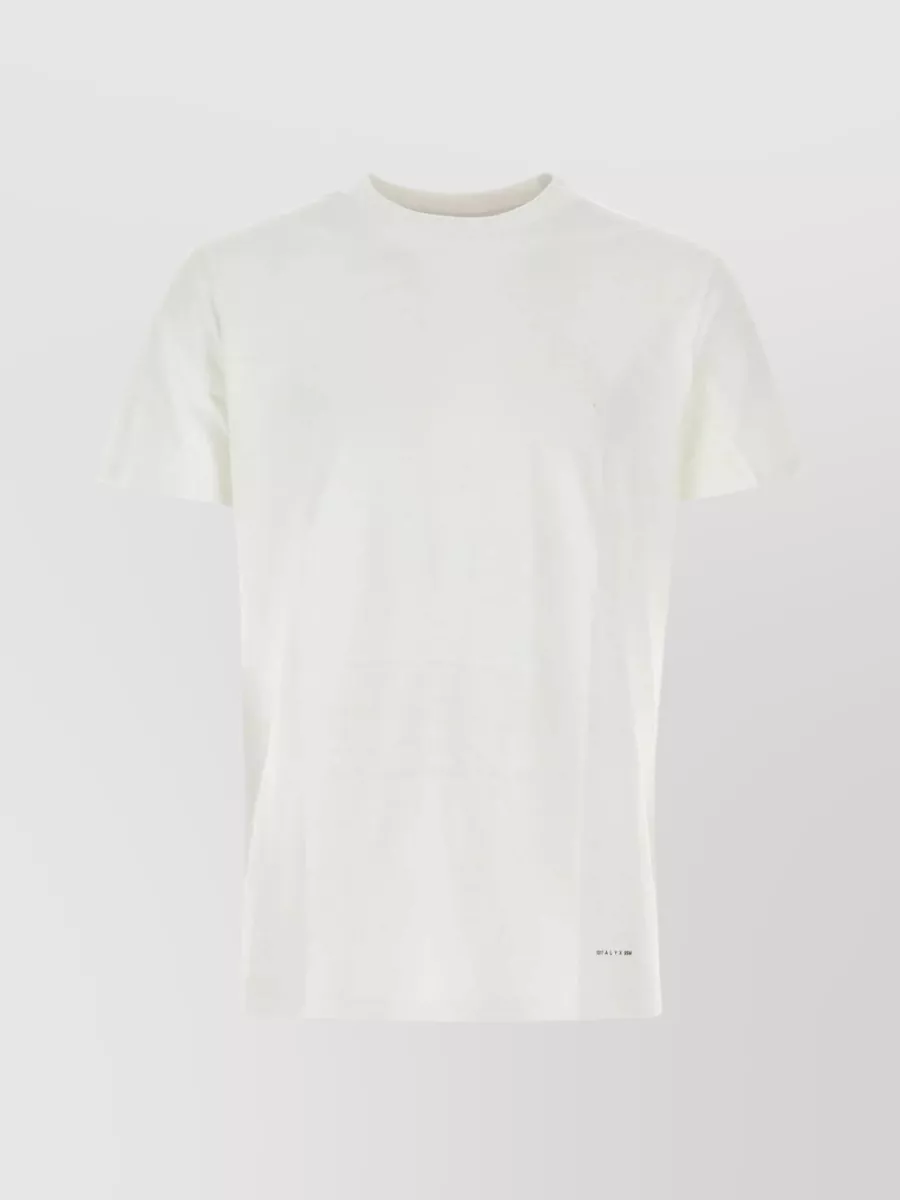 Shop Alyx Cotton Crew-neck T-shirt Trio In White