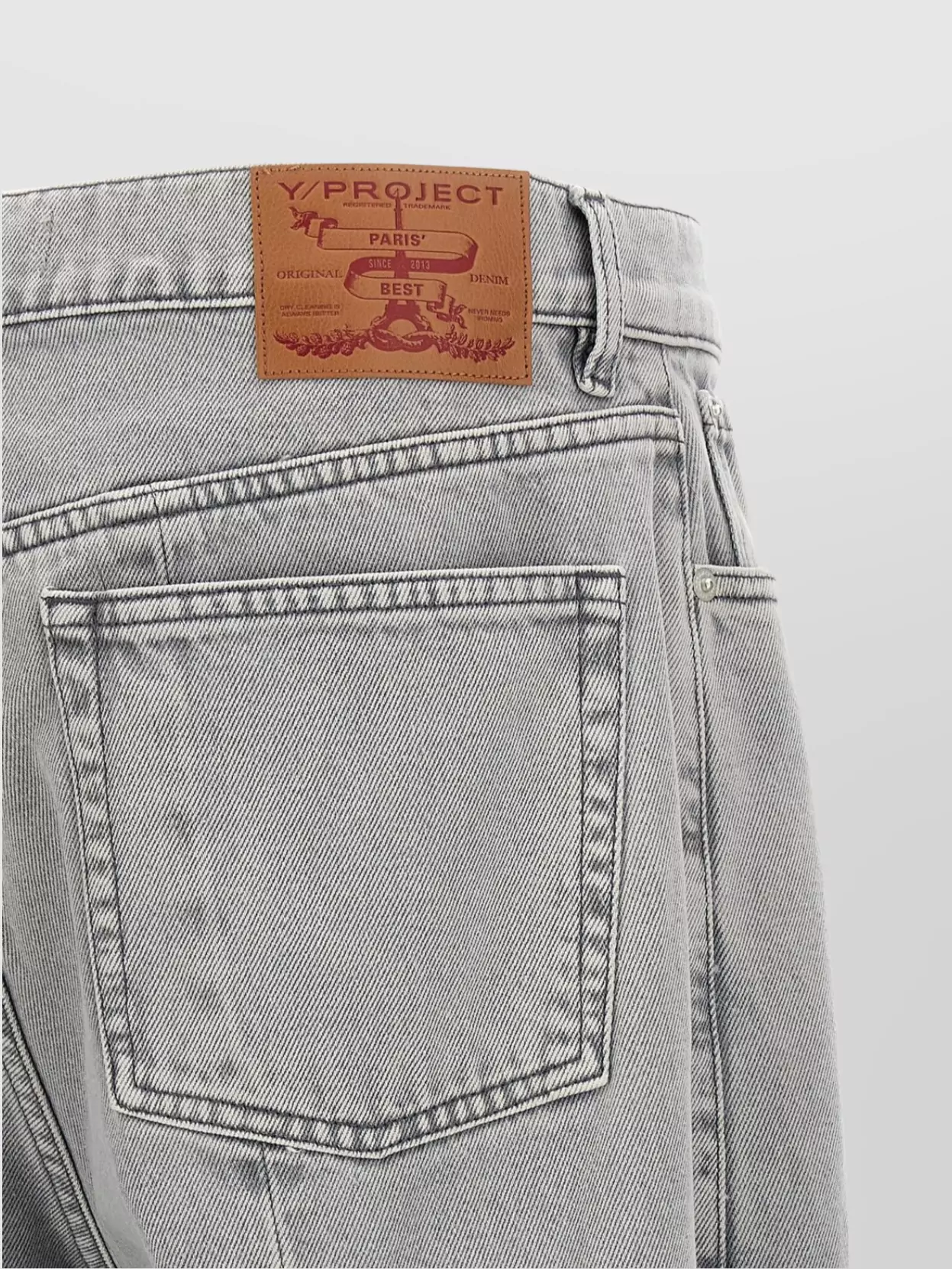 Y/project Trousers Denim Banana Pockets