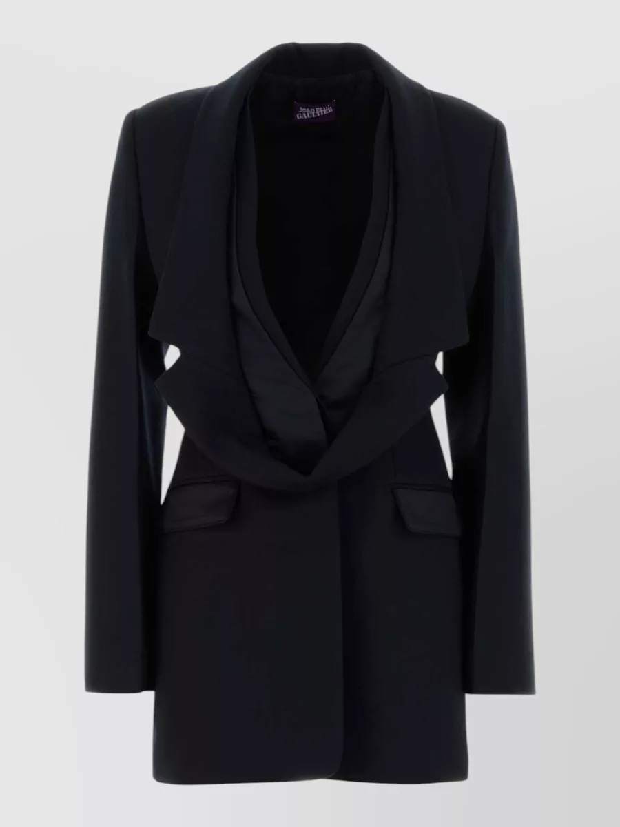 Jean Paul Gaultier wool single-breasted coat