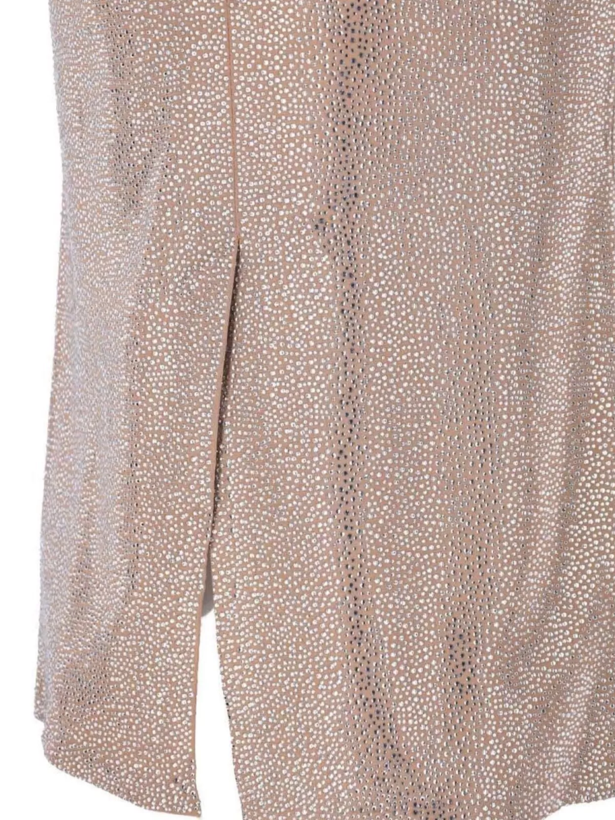 Giuseppe Di Morabito Metallic Finish Skirt With Back Slit And Side Pockets