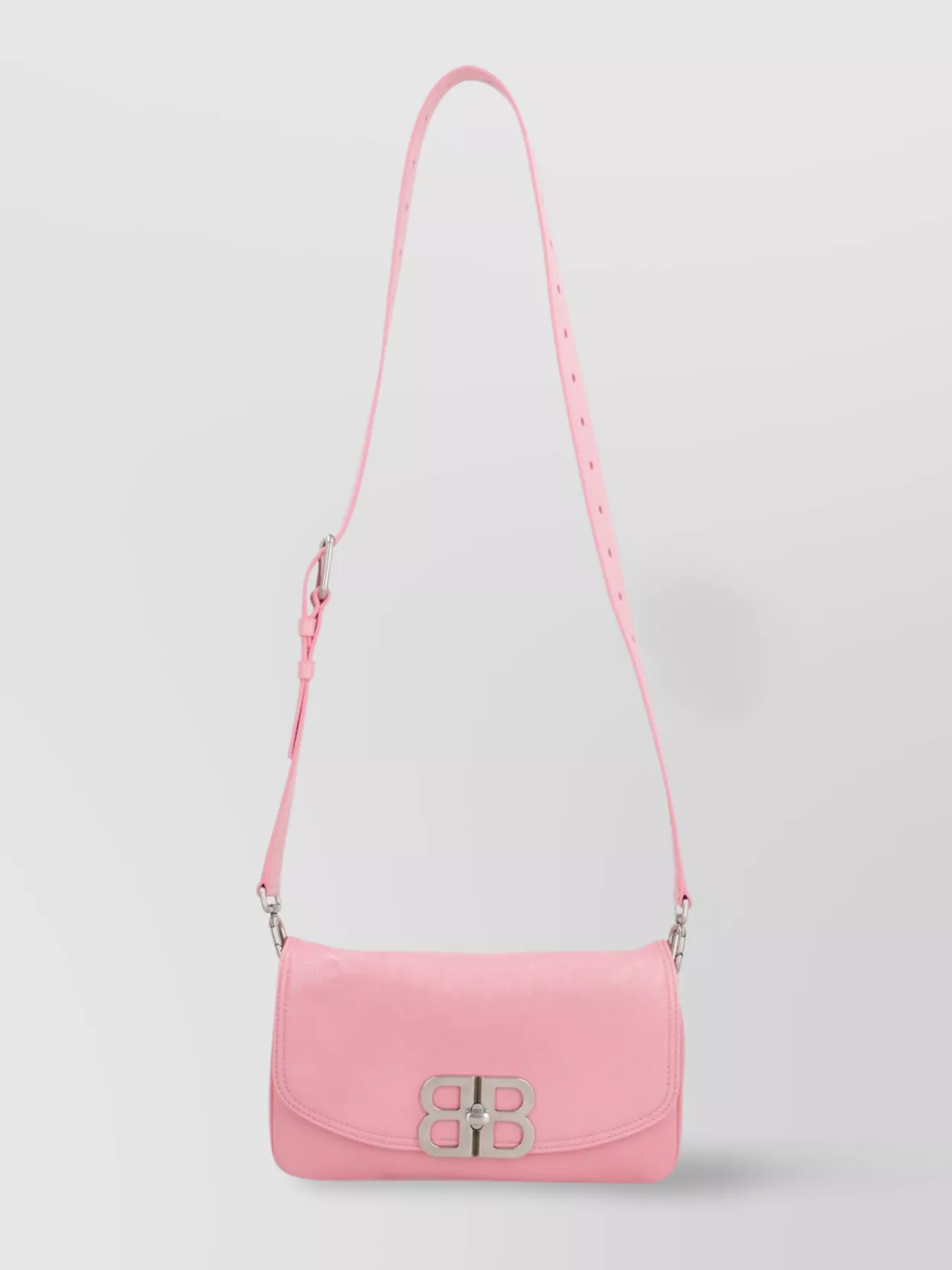 Balenciaga Soft Leather Crossbody Bag Flap
