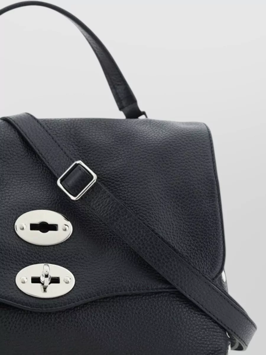Zanellato Leather Textured Shoulder Bag
