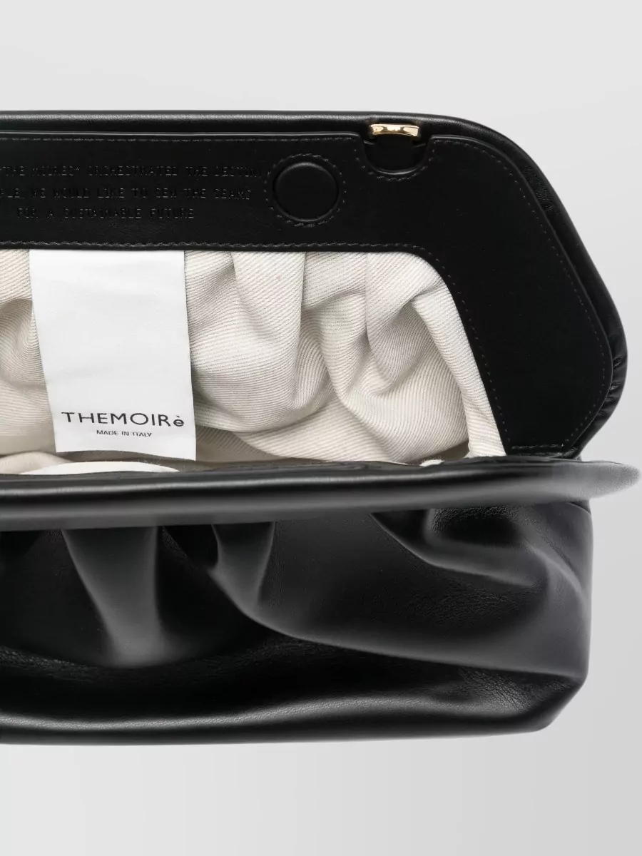 Themoiré Bios Leather Clutch Bag