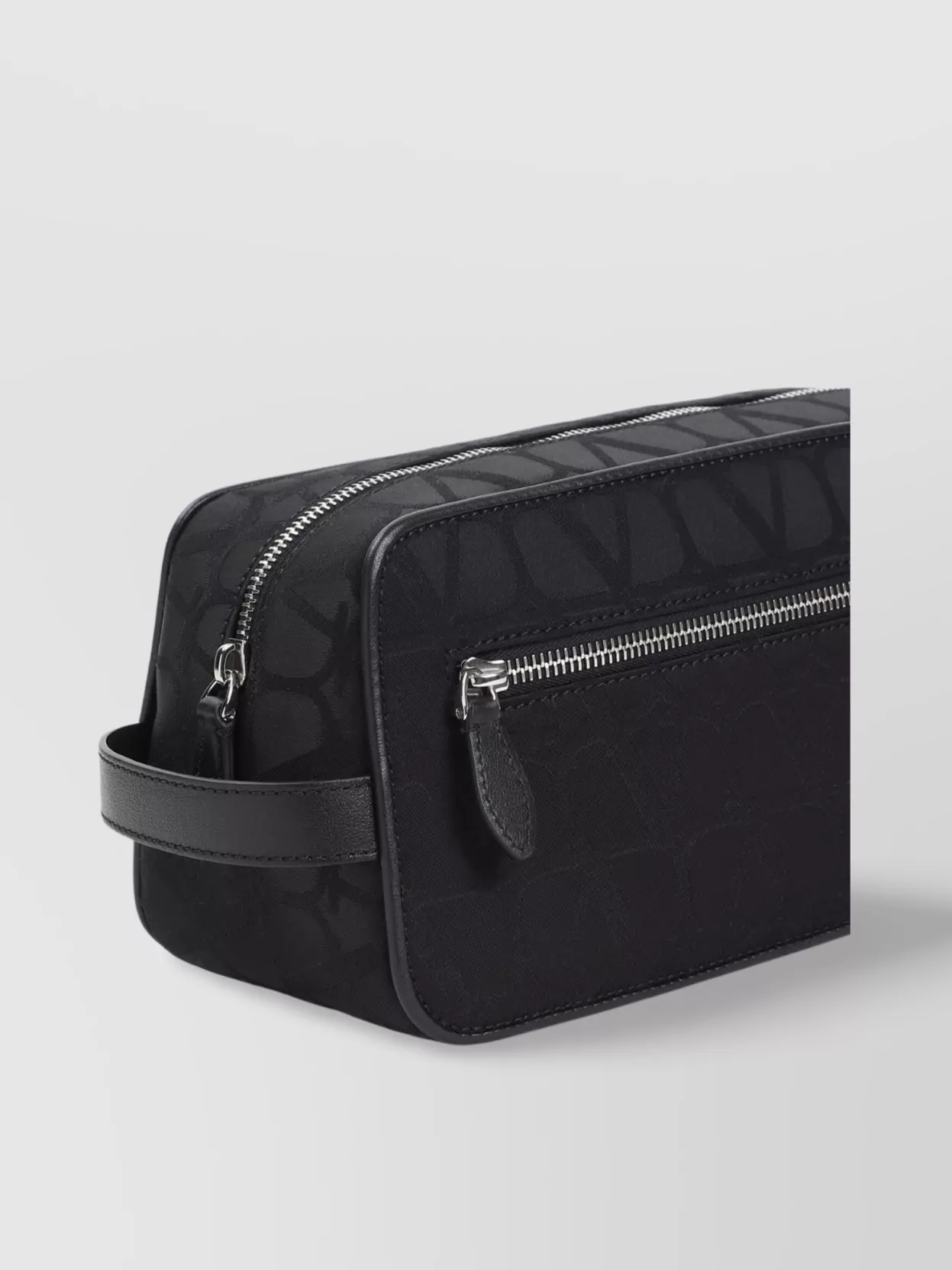 Valentino Garavani Rectangular Leather Handle Travel Bag