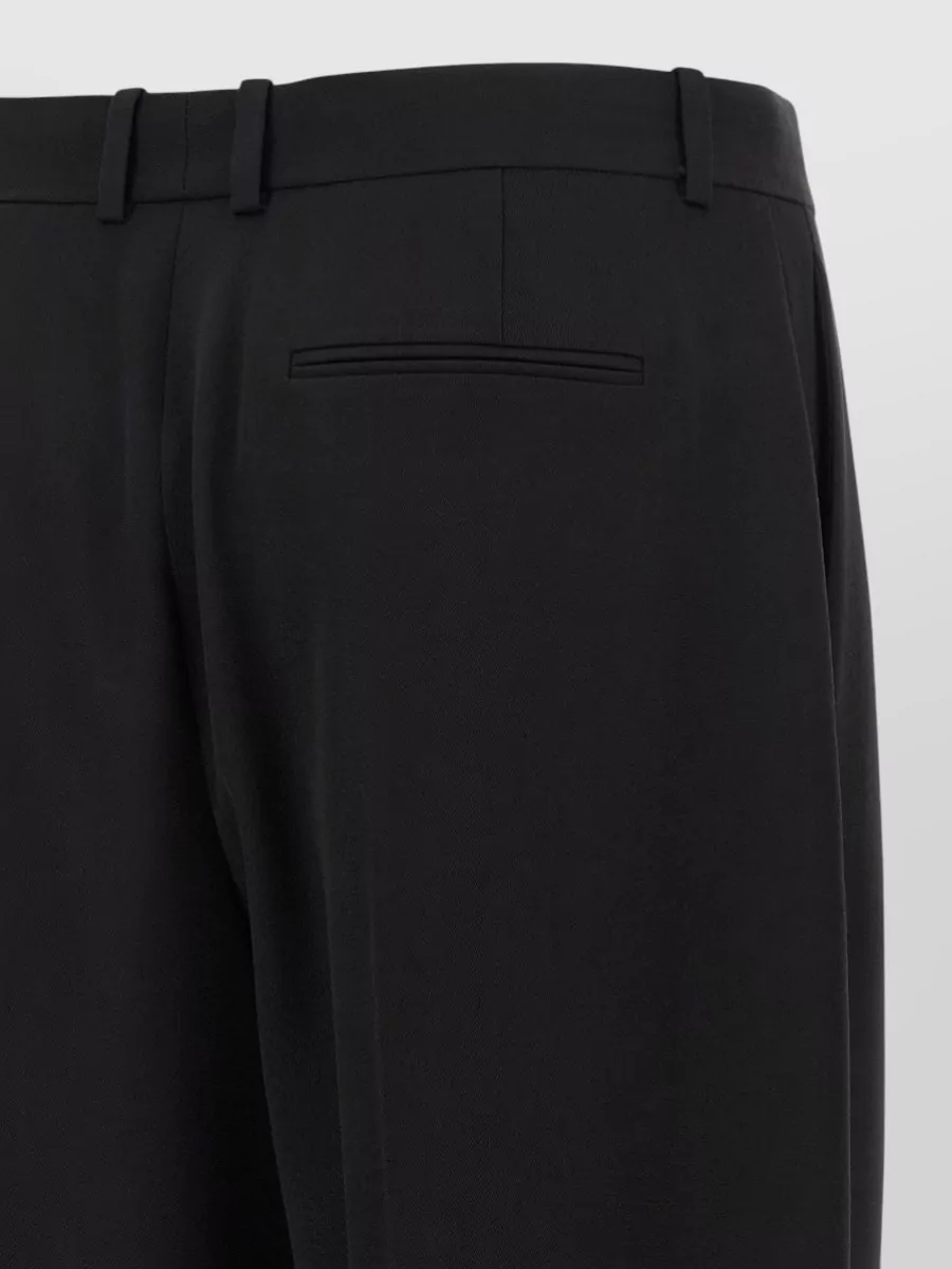 The Row Virgil Tailored Trousers Belt Loops Back Pocket