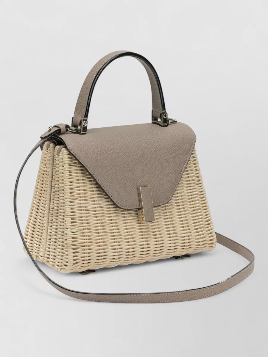 Valextra Iside Small Leather Tote Bag