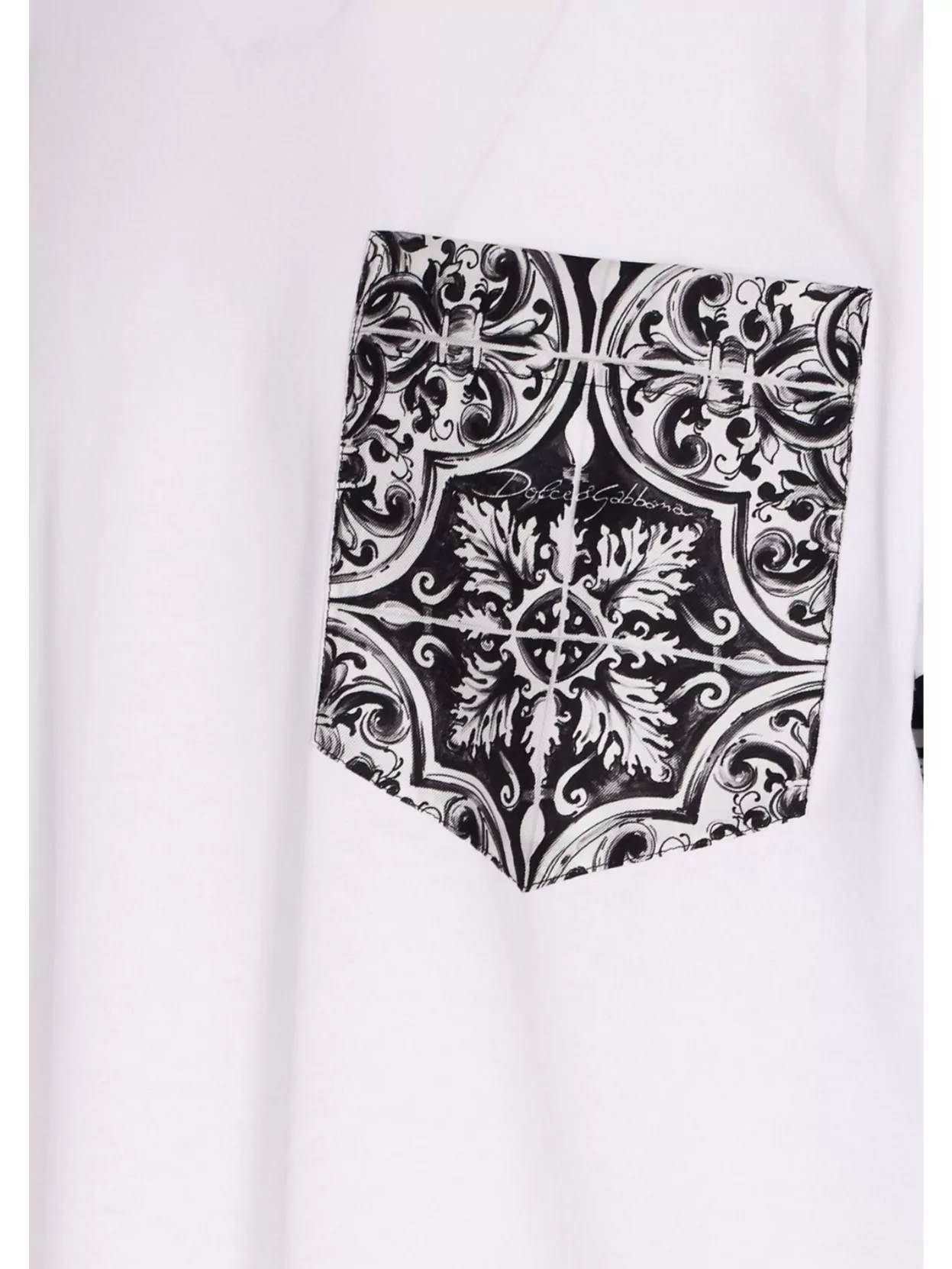 Dolce&Gabbana Crewneck T-Shirt Featuring Printed Design