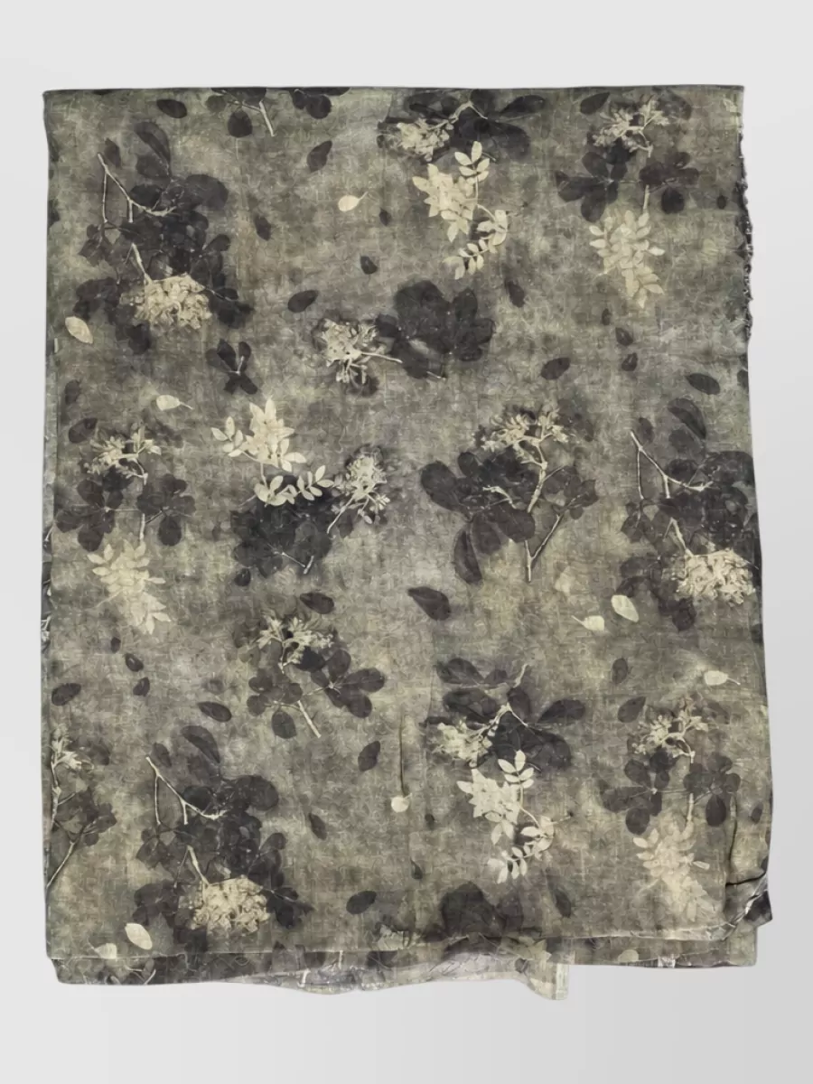 Uma Wang floral cotton scarf