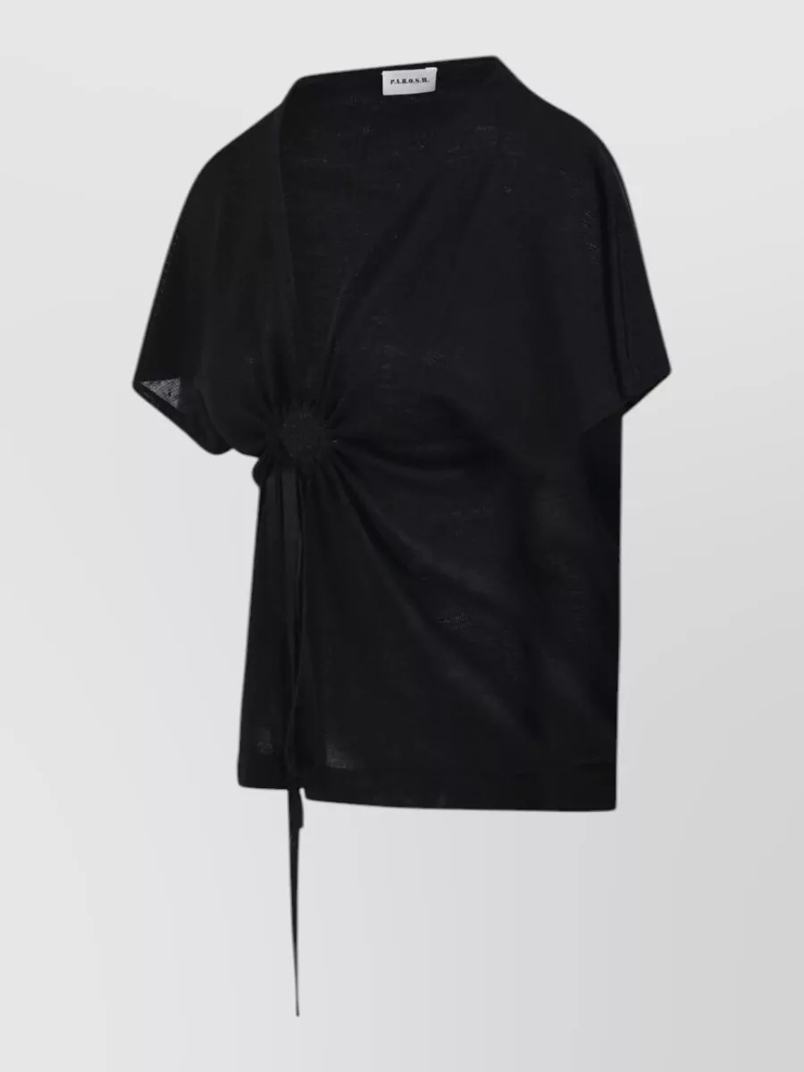Parosh Linen Camisole Top