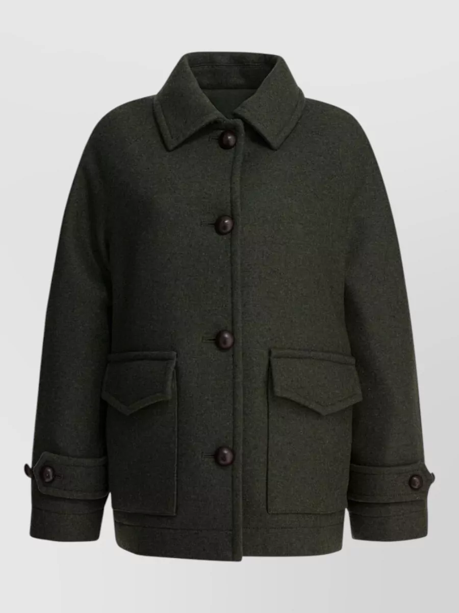 Circolo 1901 wool double-breasted coat