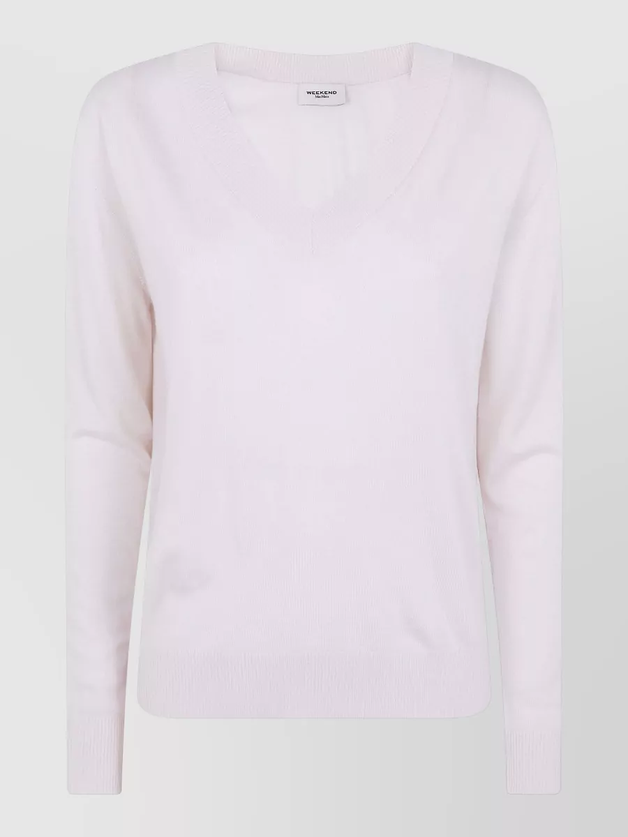 Weekend Max Mara Cashmere silk v-neck sweater