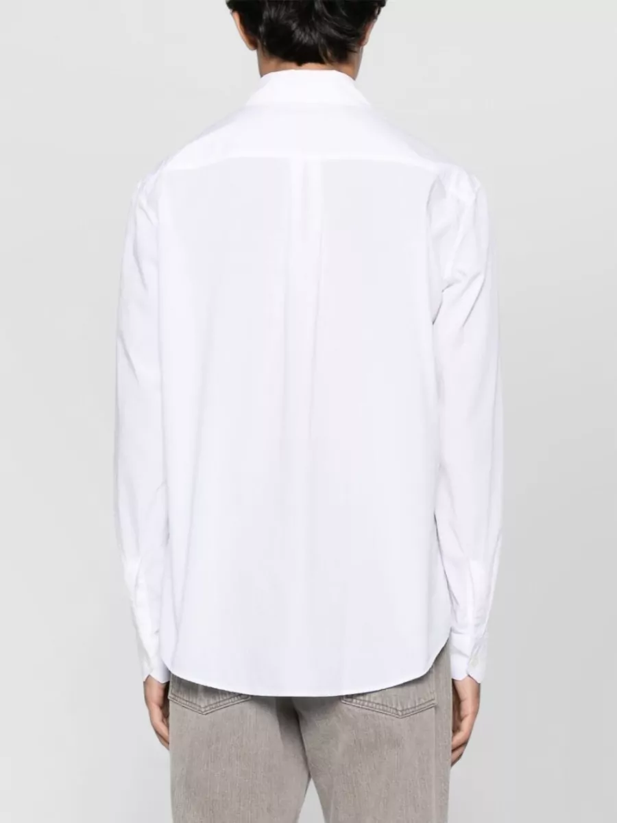 Our Legacy Long Sleeve Shirt Curved Hem Button Collar