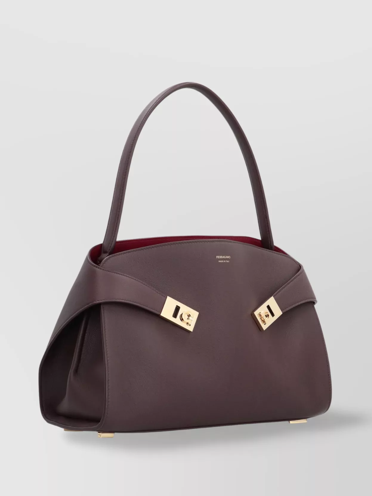 FERRAGAMO LEATHER SHOULDER BAG STRAP ADJUSTABLE