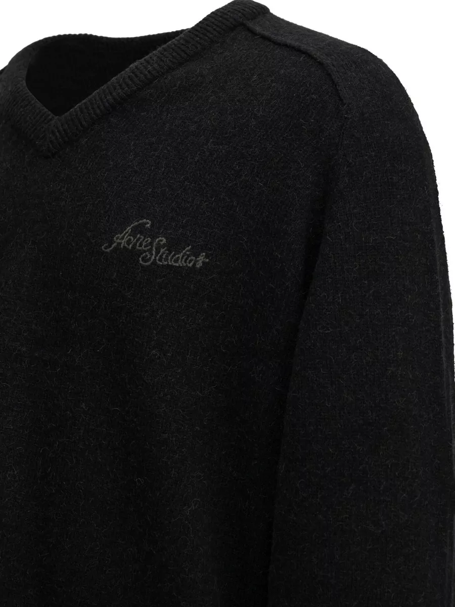 Acne Studios Camel Hair Crewneck Jumper