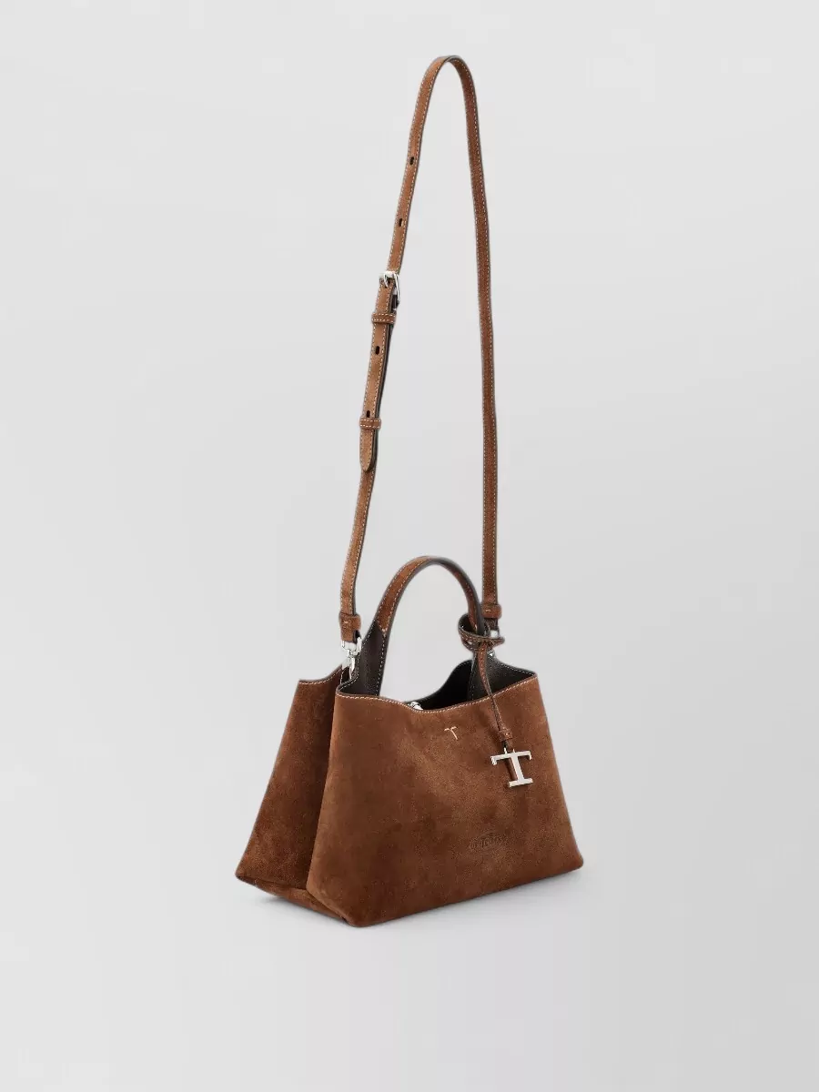 Tod's Na Suede Leather Shoulder Bag