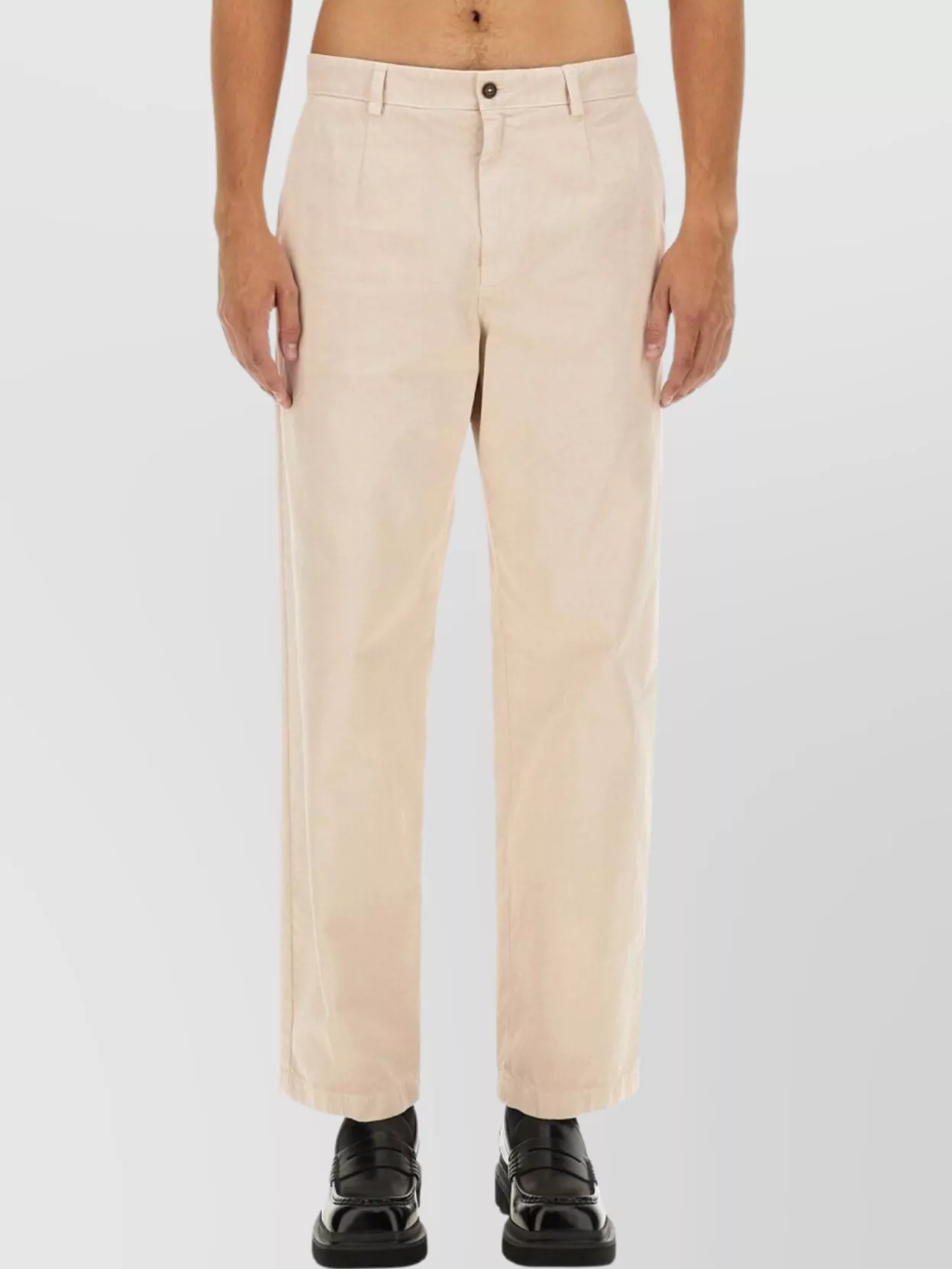 Dolce&Gabbana Cotton Pants Belt Loops
