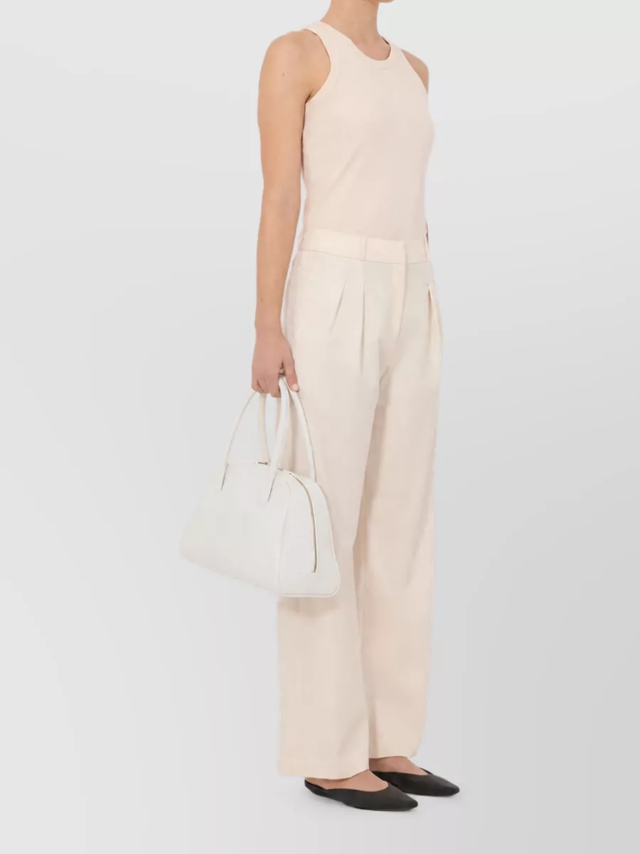Loulou Studio Virgin Wool Straight-Leg Trousers