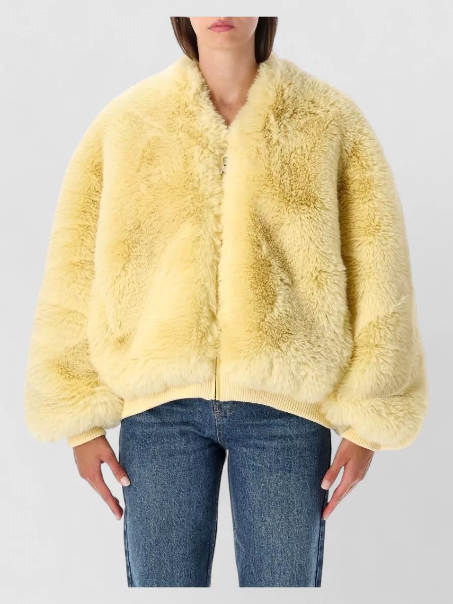 The Frankie Shop faux fur jacket