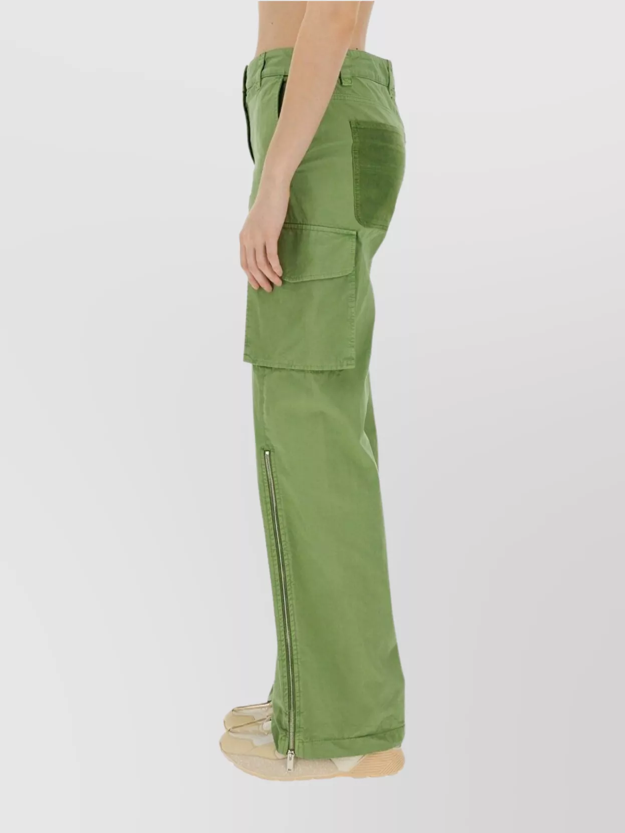 STELLA MCCARTNEY CARGO UTILITY PANTS MULTIPLE POCKETS